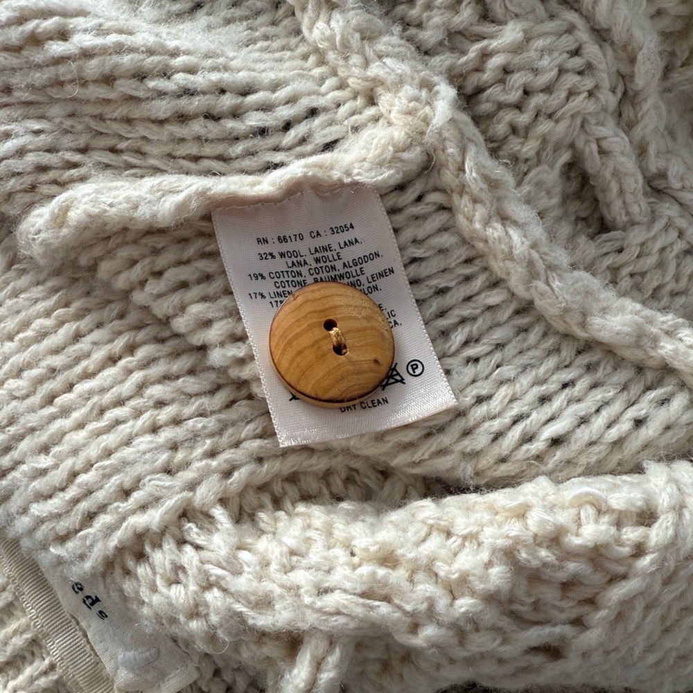 Cozy Cream Cable Knit Sweater - Picture 9 of 11